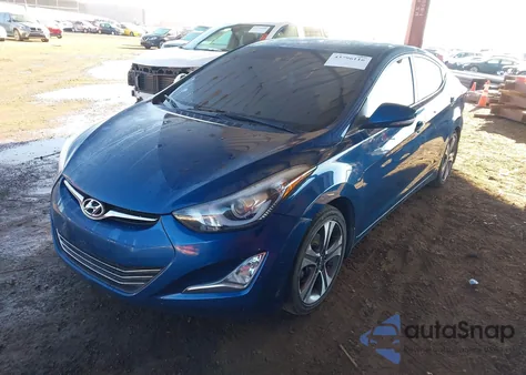 2014 Hyundai Elantra Sport from USA, damaged, VIN KMHDH4AH1EU155657
